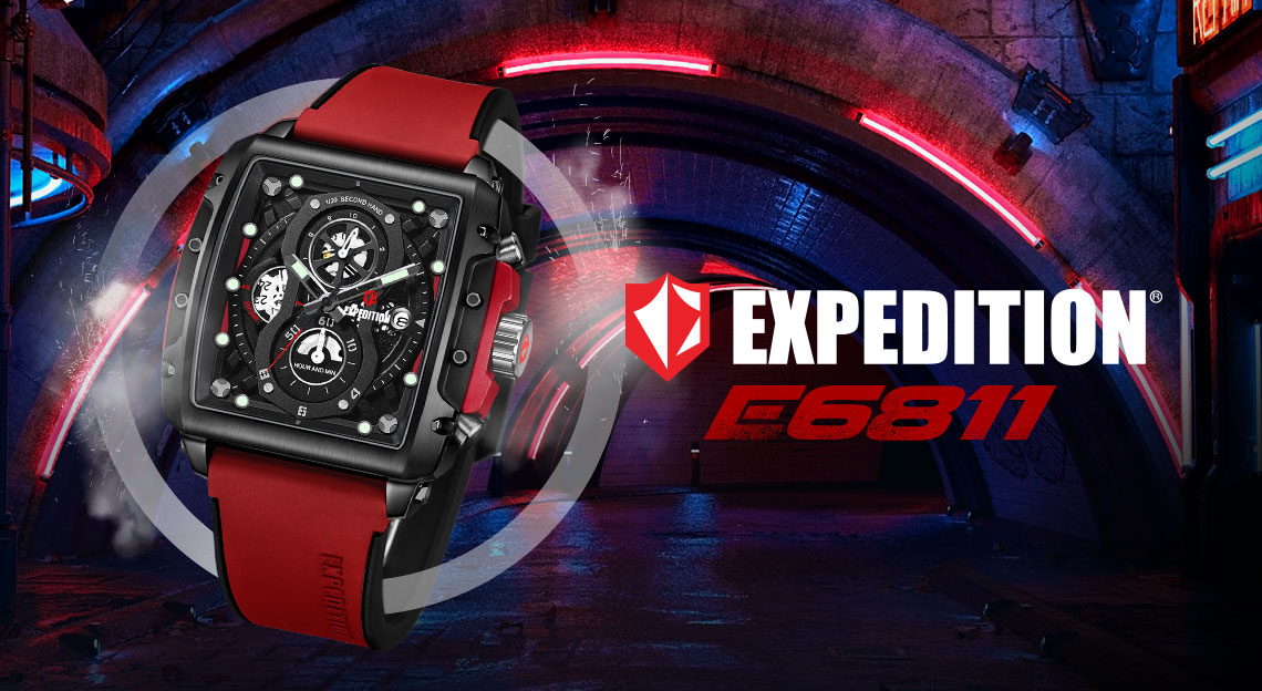 THE LATEST EXPEDITION RUBBER STRAP CHRONOGRAPH COLLECTION – EXPEDITION E6811